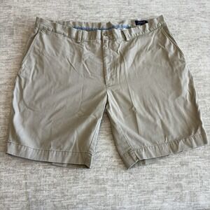 Polo Ralph‎ Lauren Shorts Mens Size 40 Beige Chino Classic Casual Preppy